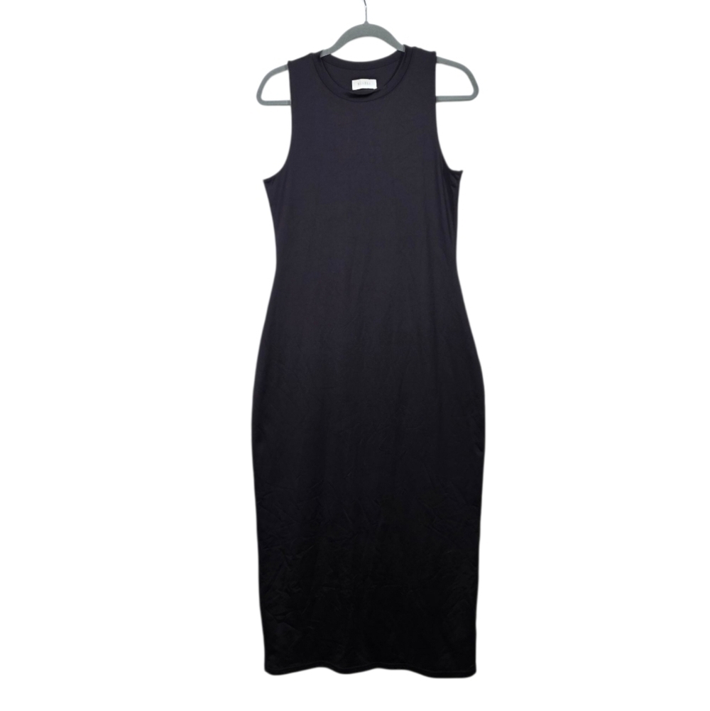 Meshki sleevesless Jersey knit bodycon midi Dress